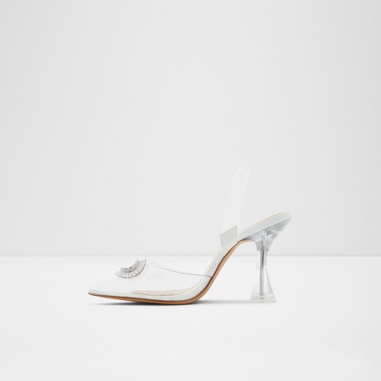 White Aldo Cheers Women's Heels | fkIzPOLC