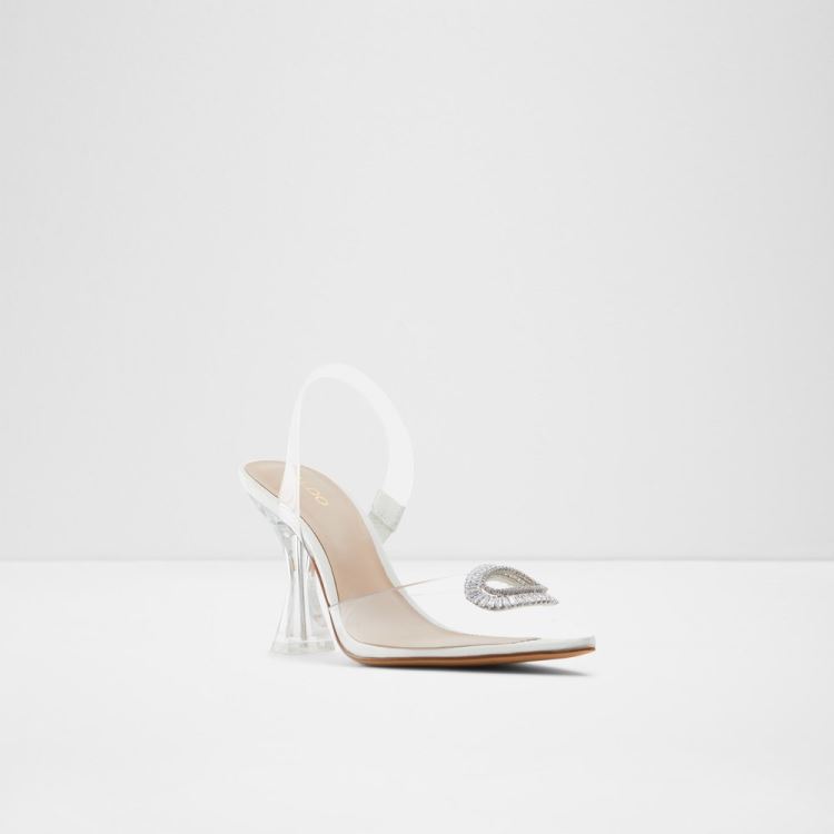 White Aldo Cheers Women's Heels | fkIzPOLC