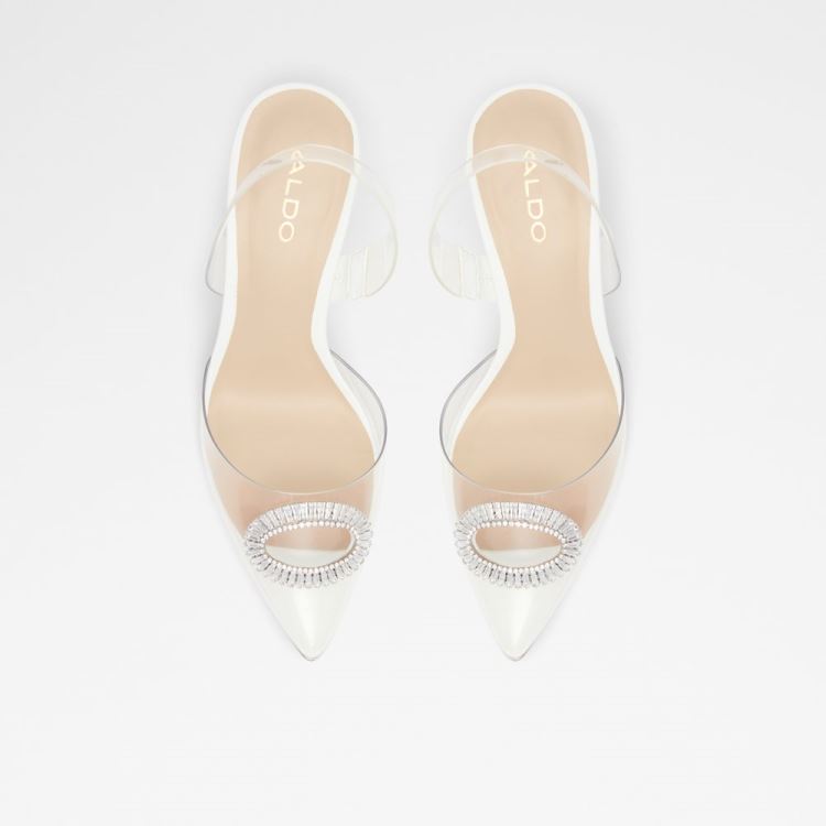 White Aldo Cheers Women's Heels | fkIzPOLC