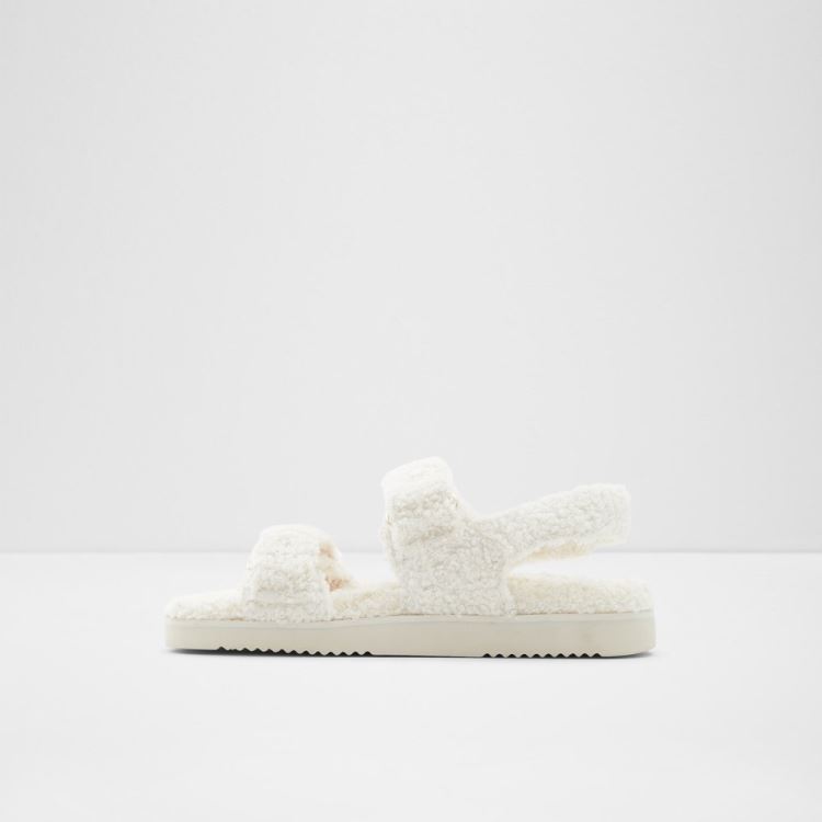 White Aldo Cloud Women's Slippers | vC2hBoVF