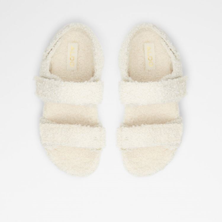 White Aldo Cloud Women's Slippers | vC2hBoVF