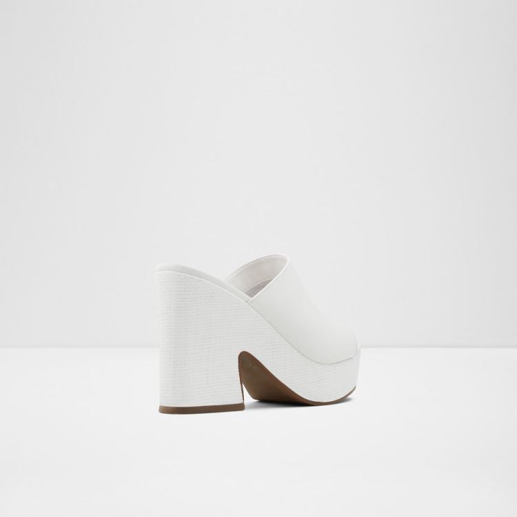 White Aldo Ellara Women's Heels | cqYc7js3