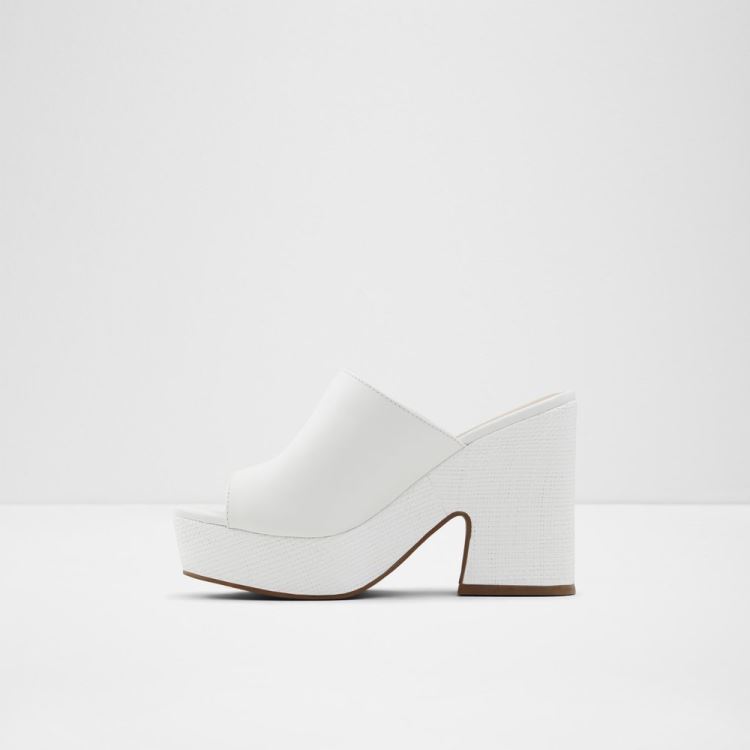 White Aldo Ellara Women's Heels | cqYc7js3