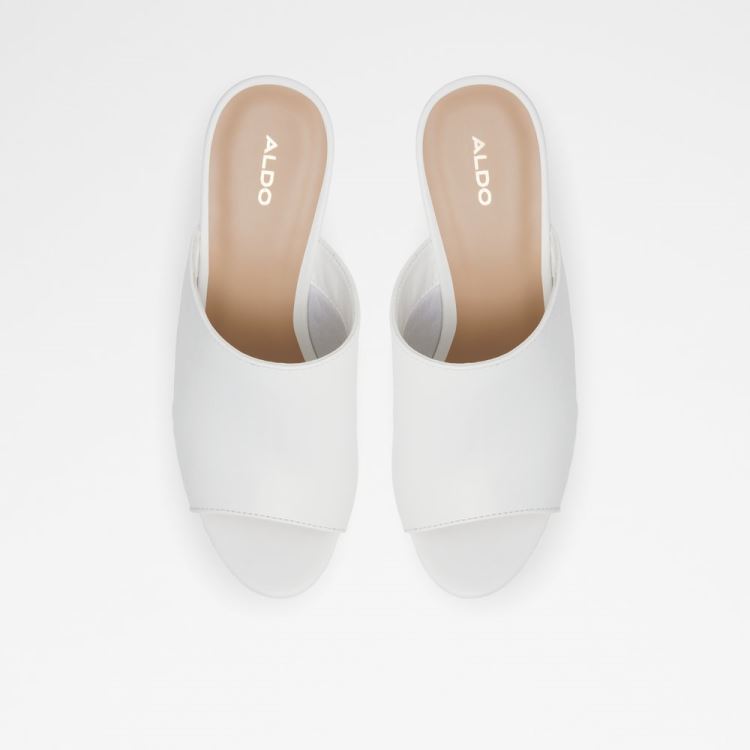 White Aldo Ellara Women's Heels | cqYc7js3