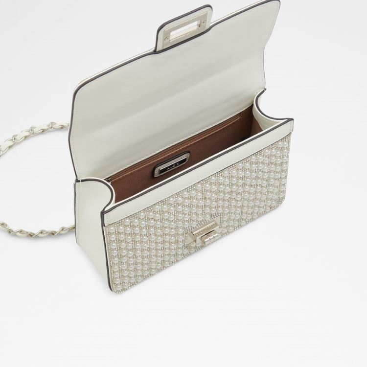 White Aldo Fareryn Women's Crossbody Bags | PgdWuYWB