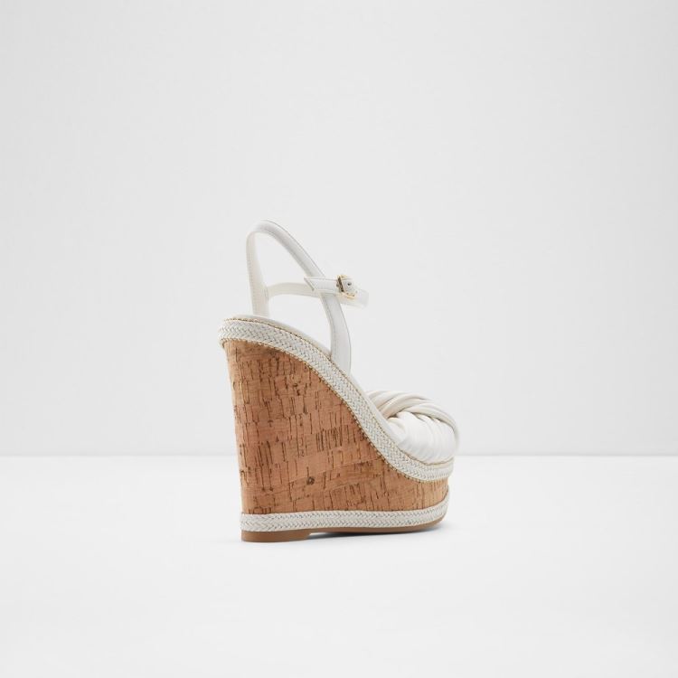 White Aldo Florenna Women's Wedges | XUtAHLJc