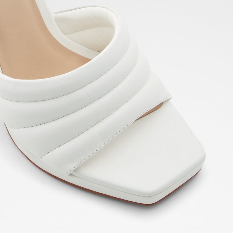 White Aldo Gennia Women's Mules | QDBivgnX