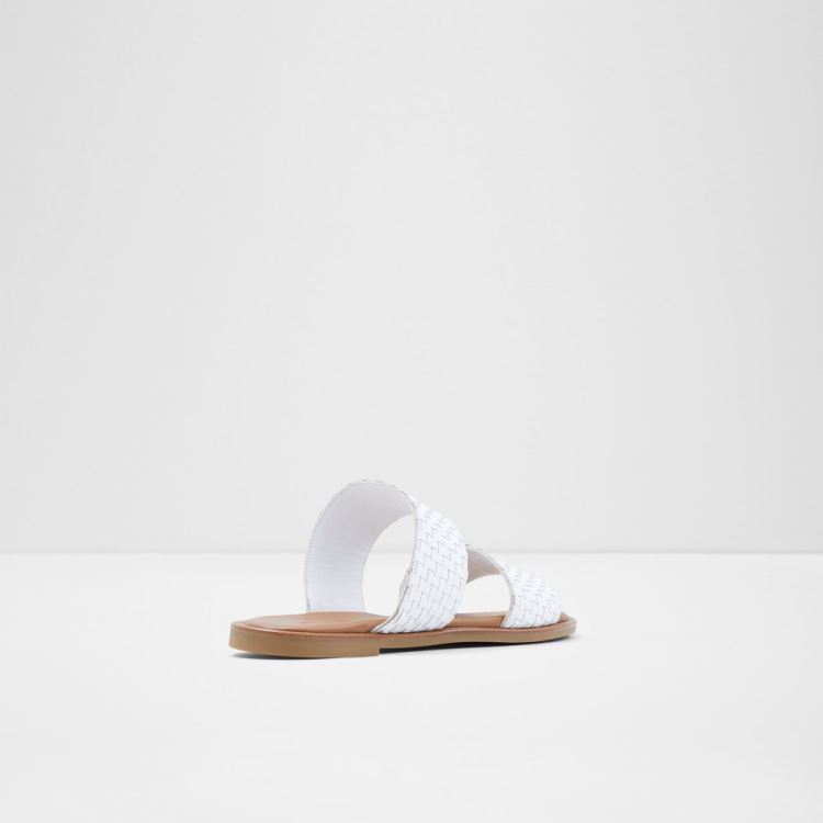 White Aldo Jereciaa Women's Flat Sandals | NCYmpzd9