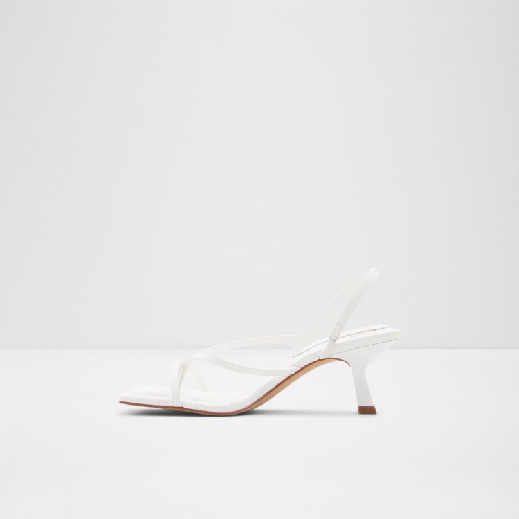 White Aldo Loni Women's Sandals | 6hYh6me7