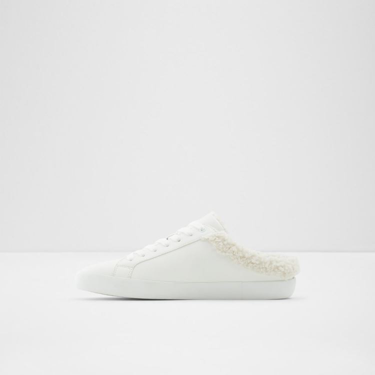 White Aldo Lovey Women's Mules | 3TEJlQuQ