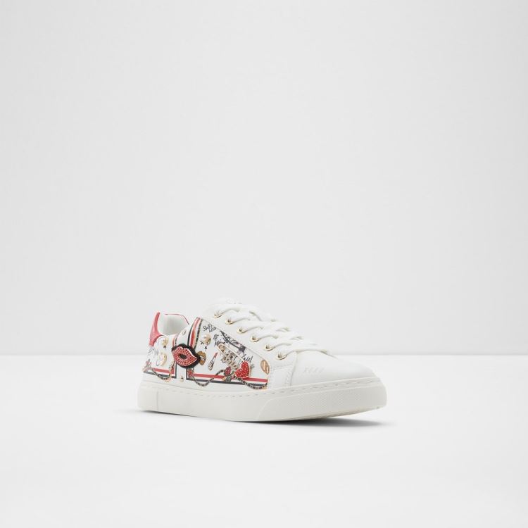 White Aldo Meday Women's Sneakers | 8PmXJJST