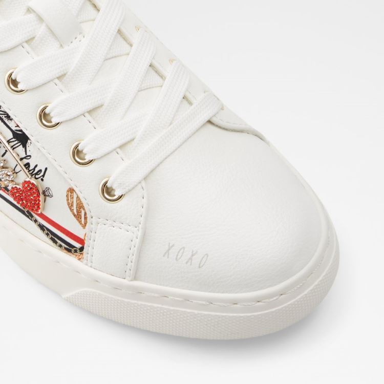 White Aldo Meday Women's Sneakers | 8PmXJJST