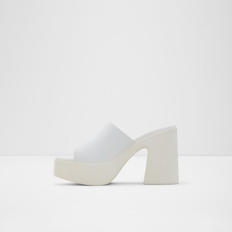 White Aldo Melcee Women's Heels | wHl7dpT5