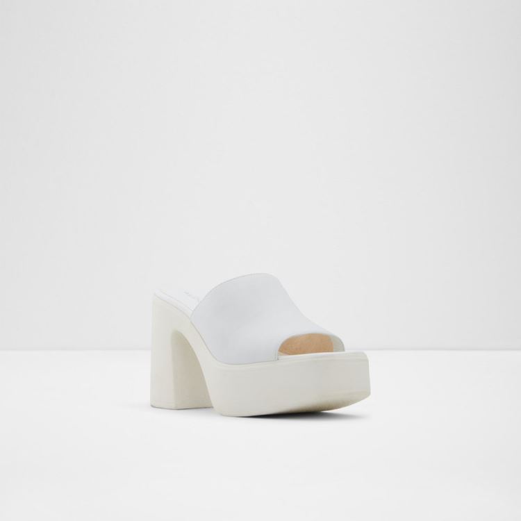 White Aldo Melcee Women's Heels | wHl7dpT5