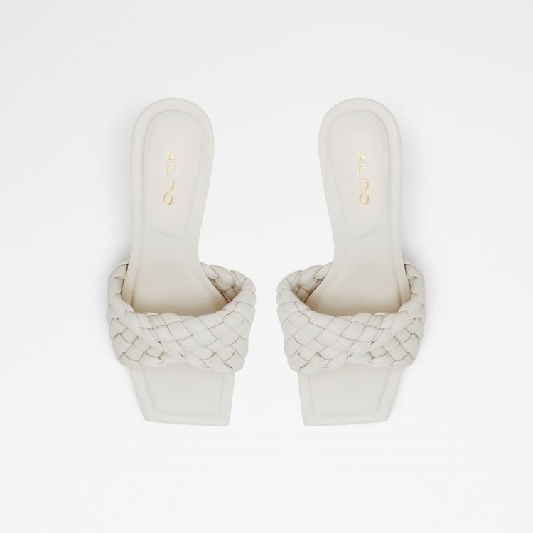 White Aldo Milano Women's Dress Sandals | MPcrxroE