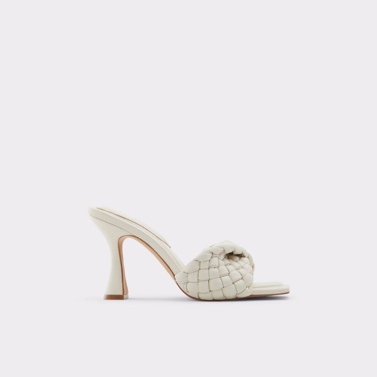 White Aldo Milano Women\'s Dress Sandals | MPcrxroE