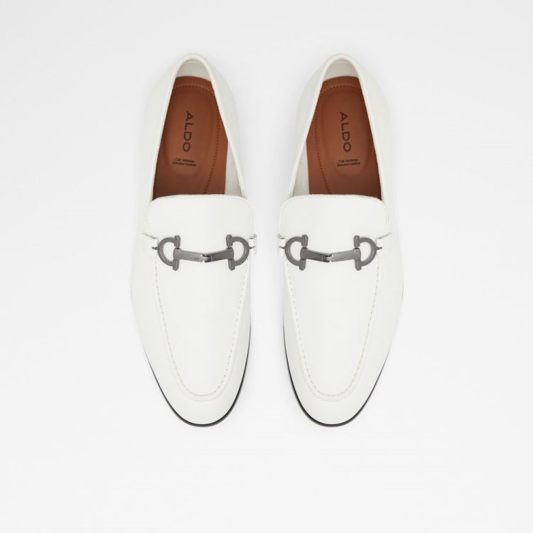 White Aldo Olathienflex Men's Loafers | F5Hl54m5