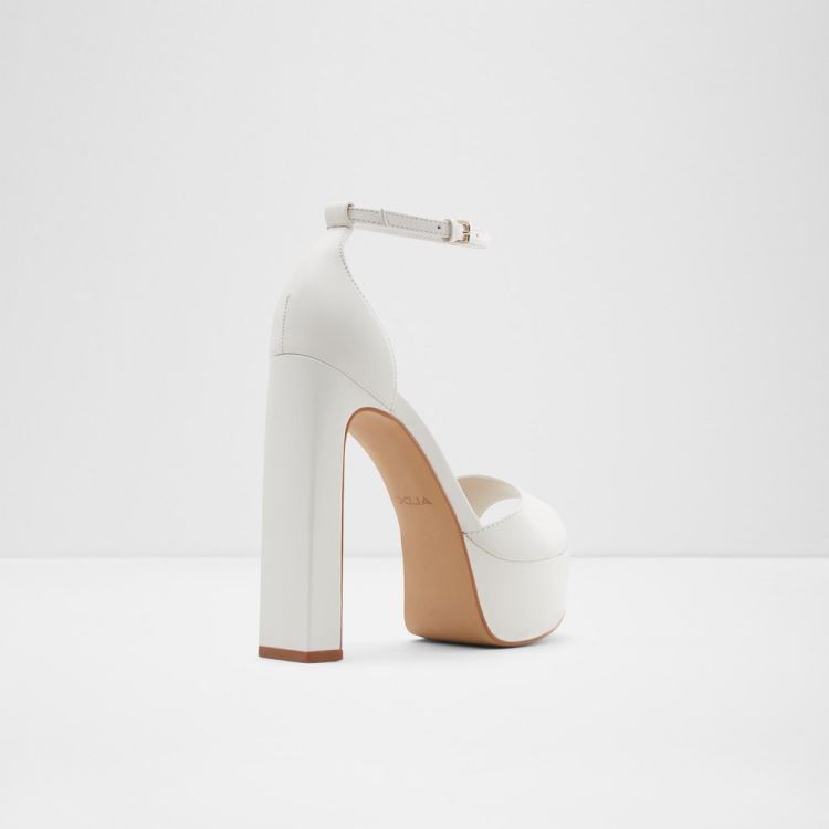 White Aldo Posh Women's Dress Sandals | PVFJZvEU