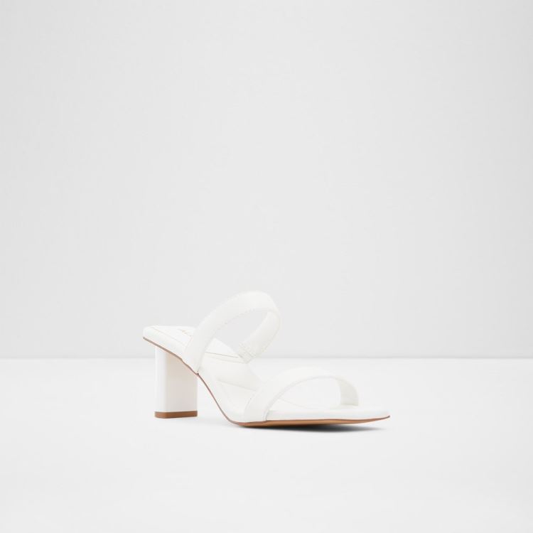 White Aldo Ranalassi Women's Mules | PelSCwXx