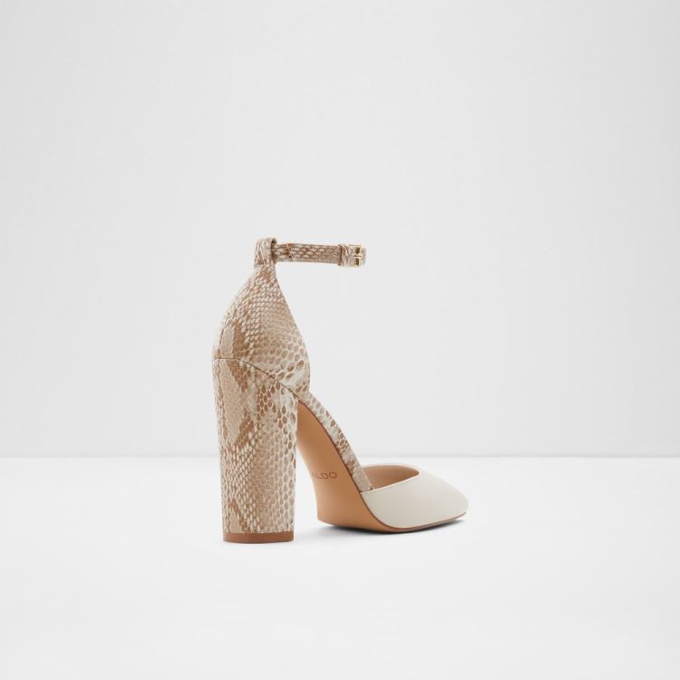 White Aldo Susan Women's Heels | 9Ov4Kphu