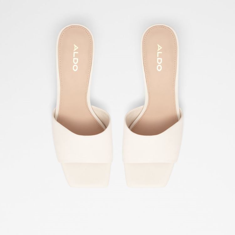 White Aldo Velalith Women's Mules | 6RscuL65