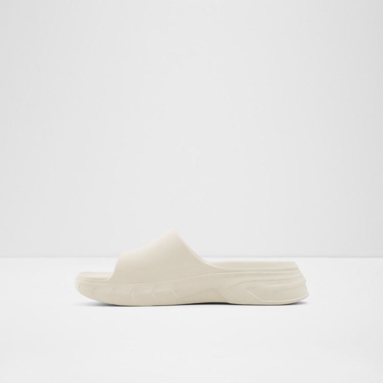 White Aldo Yassi Women's Flat Sandals | nKhyXs8G