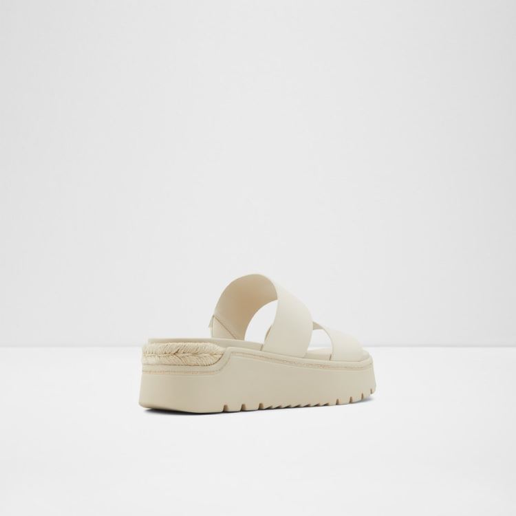 White Aldo Zendey Women's Platform Shoes | DLmrsDHY