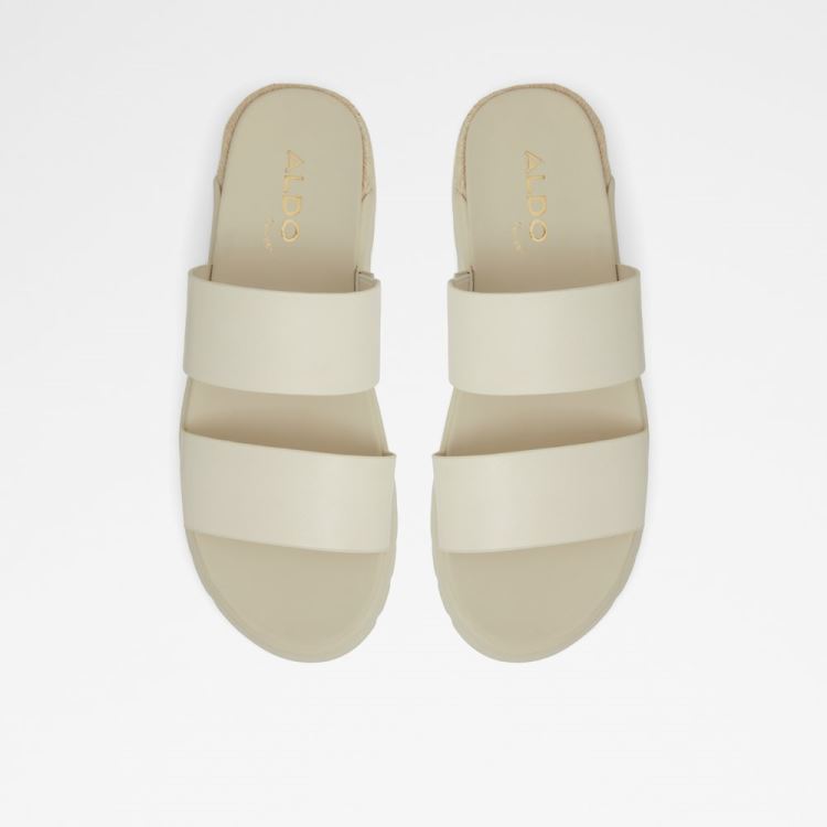 White Aldo Zendey Women's Platform Shoes | DLmrsDHY