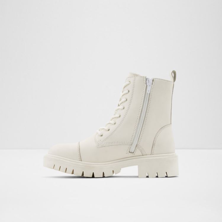 White Leather Smooth Aldo Reilly Women's Boots | 8cl8WhwN