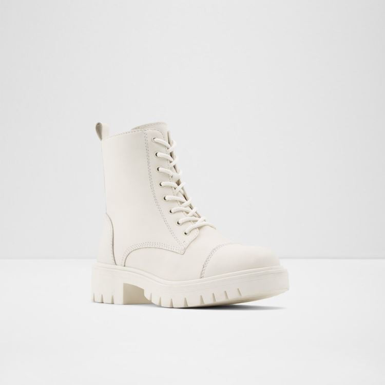 White Leather Smooth Aldo Reilly Women's Boots | 8cl8WhwN