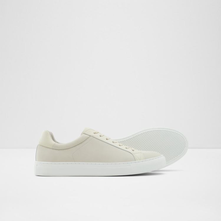 White Leather Smooth Aldo Saidreau Men's Sneakers | 14AWADbP