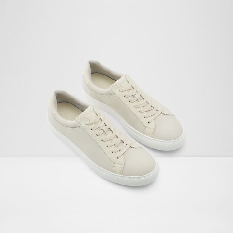 White Leather Smooth Aldo Saidreau Men's Sneakers | 14AWADbP