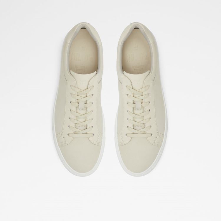 White Leather Smooth Aldo Saidreau Men's Sneakers | 14AWADbP