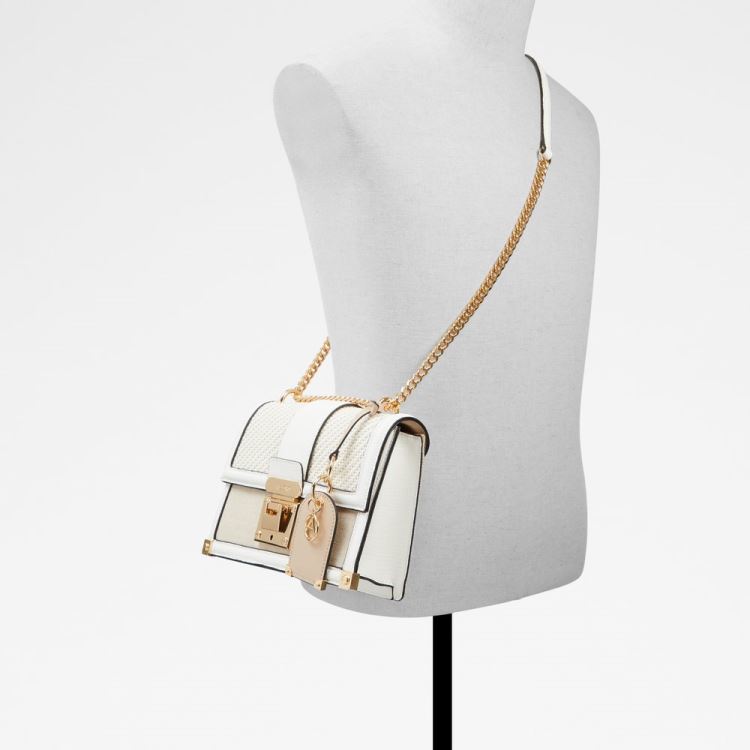 White Multi Aldo Elbaberiax Women's Crossbody Bags | XknBno5B