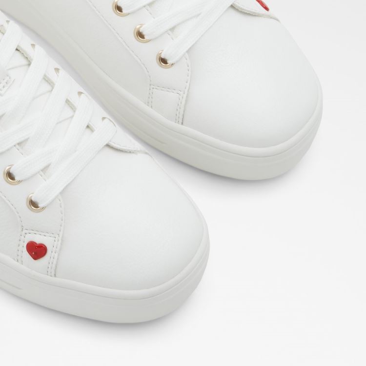 White Multi Aldo Lovemore Women's Sneakers | FTp8NNtM