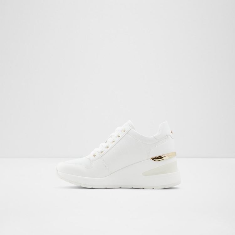 White Synthetic Croco Aldo Adwiwia Women's Sneakers | q1tsd38N