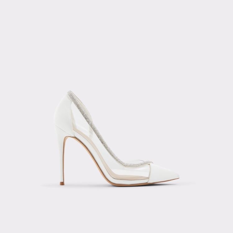 White Synthetic Mixed Material Aldo Fibeth Women\'s Pumps | huO0TSa4