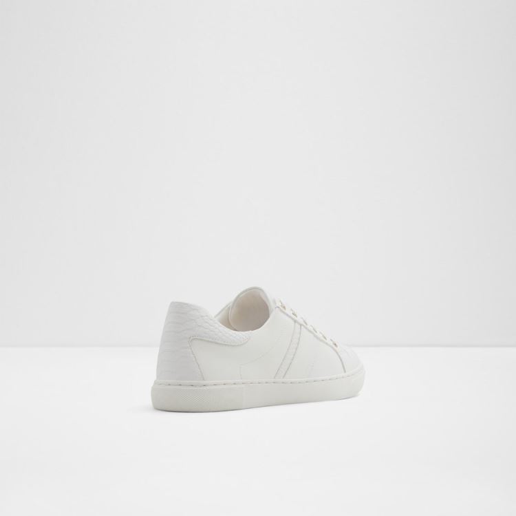 White Synthetic Mixed Material Aldo Madi Women's Sneakers | rwhtr6HX