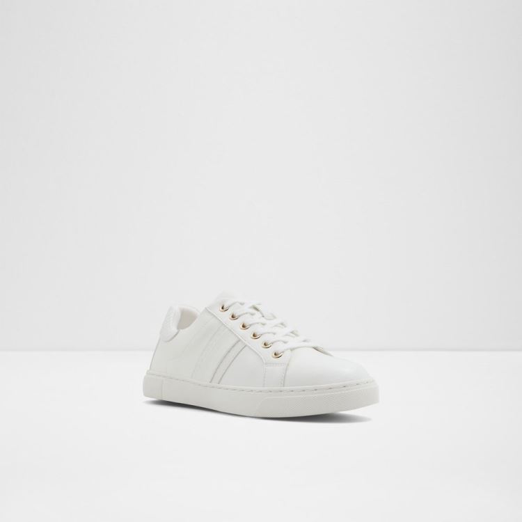 White Synthetic Mixed Material Aldo Madi Women's Sneakers | rwhtr6HX