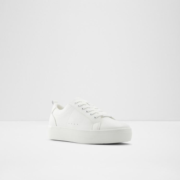 White Synthetic Smooth Aldo Meadow Women's Sneakers | VGpwC3V9